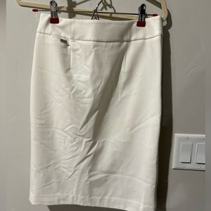 Calvin Klein white pencil skirt